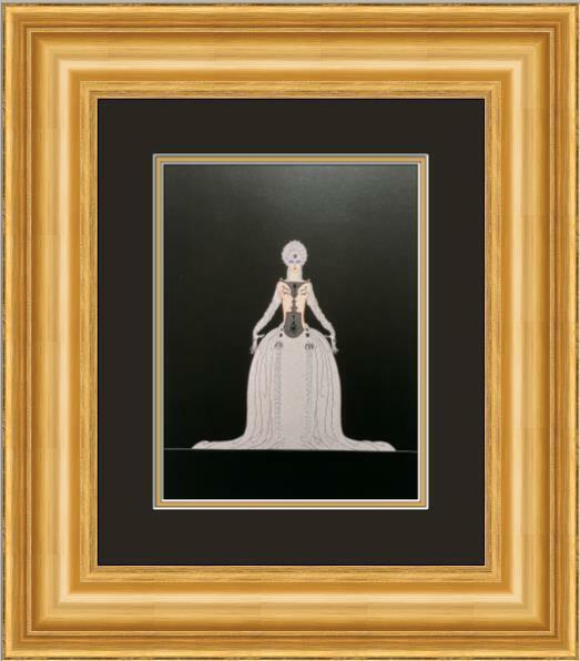 Erte - Kissing Custom Gallery Framed Print: Erte - Kissing Custom Gallery Framed Print Features: Framed Matted Region Of Origin: usa Item Width: 17 in Title: Kissing Production Technique: Lithography Item Length: 17 in Item Height: 21 in Subjec