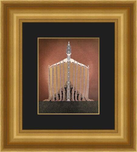 Erte - Adoration Custom Framed Print: Erte - Adoration Custom Framed Print Features: Framed Matted Region Of Origin: usa Item Width: 18 in Title: Adoration Production Technique: Lithography Item Length: 18 in Item Height: 21 in Subject: F