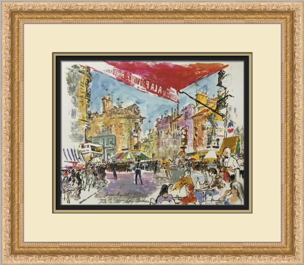 Leroy Neiman Winners Tour de France Jacques Anquetil Custom Framed Print: Leroy Neiman Winners Tour de France Jacques Anquetil Custom Framed Print Size: Medium (up to 36in.) Region Of Origin: united states Artist: LeRoy Neiman Production Technique: Lithography Framing: Matt