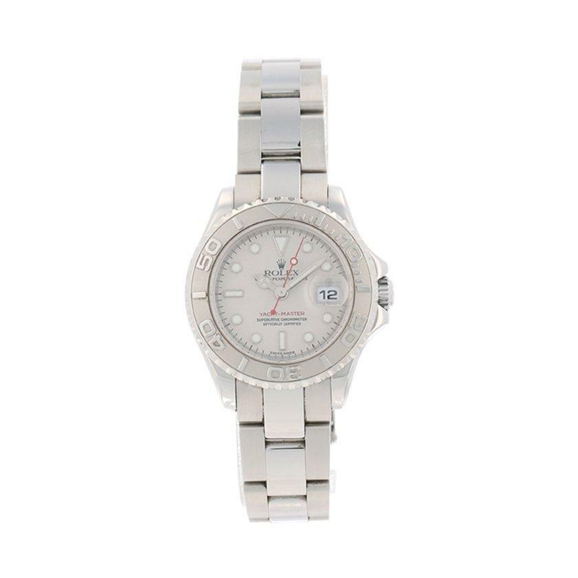 ROLEX Yacht Master Roresium 169622 Automatic PT950 No.K Ladies: ROLEX Yacht Master Roresium 169622 Automatic PT950 No.K Ladies Brand: ROLEX Type: Wristwatch Pre-Owned The Mynt Guarantee: All items in this auction are guaranteed to be 100% authentic. At Your Servic