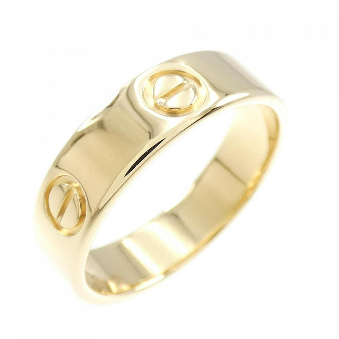 Cartier Love Ring: Cartier Love Ring Brand: Cartier Style: Ring Material: 750 Yellow Gold Gender: Unisex Size: 17.0 (JPN size) (57) Accessories: No accessories Main Stone: No stones Weight: Weight about:5.7g Actualsize: