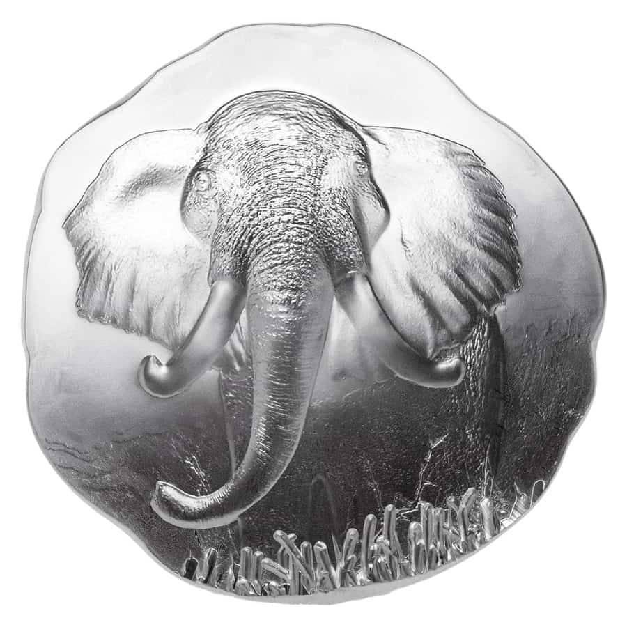 10 oz Argentia Elephant High Relief Silver Round .9999 Fine: 10 oz Argentia Elephant High Relief Silver Round .9999 Fine Condition: New Purity: .9999 Actual Weight: 10 troy oz Gross Weight : 311.06 grams Diameter: Approx Thickness: 6.0 mm Mint/Brand: Argentia P