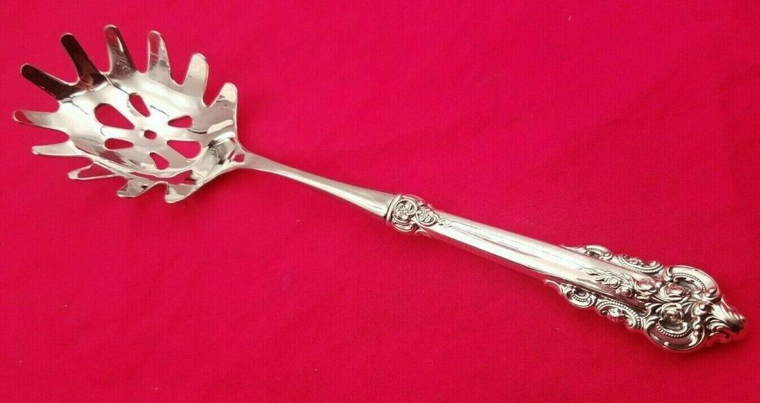 Grande Baroque by Wallace Sterling Silver Pasta Server HHWS Custom Made: Grande Baroque by Wallace Sterling Silver Pasta Server HHWS Custom Made Maker: Wallace Style: Baroque Brand: Wallace Pattern: Grande Baroque Featured Refinements: Grand Baroque Silverware Composition: