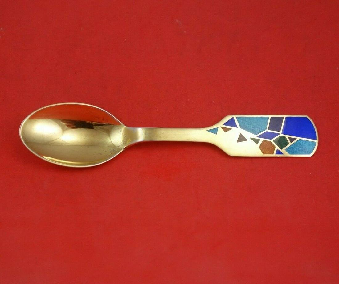 Christmas Spoon by A. Michelsen Danish Sterling Silver Teaspoon 1990 Vermeil: Christmas Spoon by A. Michelsen Danish Sterling Silver Teaspoon 1990 Vermeil Maker: A. Michelsen Composition: Sterling Silver Age: Post-1940 Material: Silver Brand: A. Michelsen Pattern: Christmas Spo