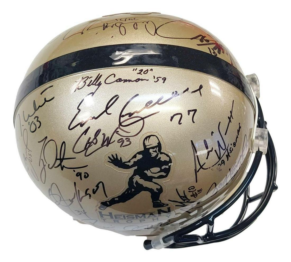 Heisman Trophy Winners Signed Autographed FS Football Helmet 27 Sigs PSA/DNA: Heisman Trophy Winners Signed Autographed FS Football Helmet 27 Sigs PSA/DNA Product: Ball Sport: Football Team: Heisman Original/Reprint: Original Pre-Owned The MYNT Guarantee: All items in this auct