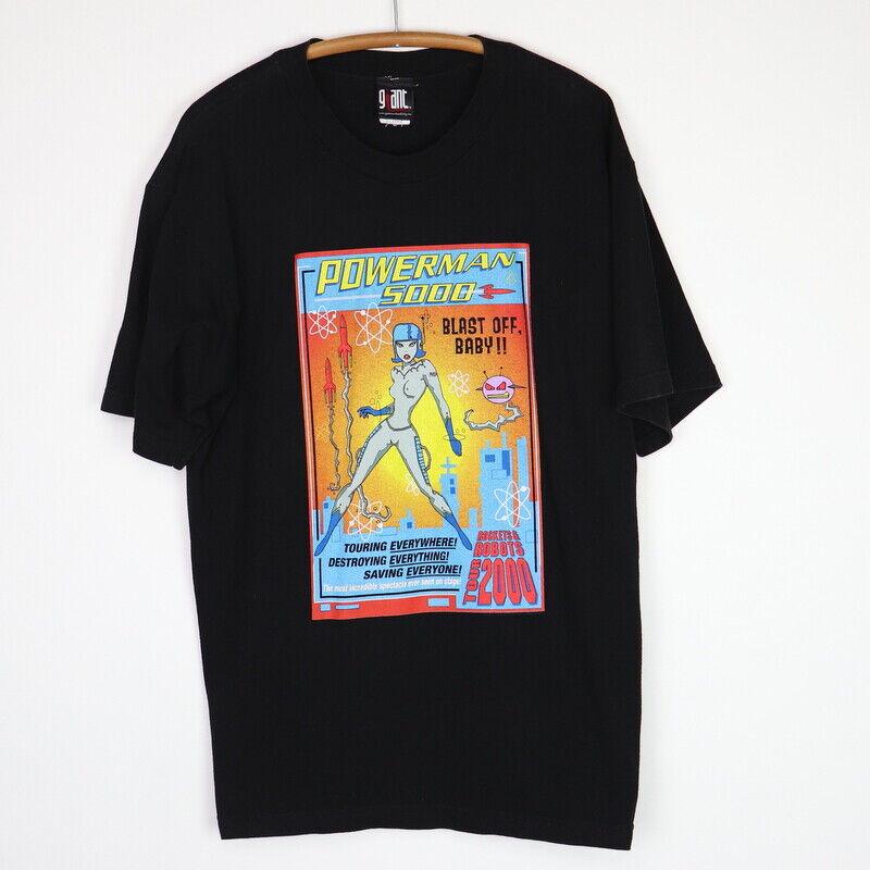 Vintage 2000 Powerman 5000 Rockets And Robots Tour Shirt: Vintage 2000 Powerman 5000 Rockets And Robots Tour Shirt Original/Reproduction: Original Style: Graphic Tee Original 2000 Powerman 5000 Rockets And Robots Tour Shirt. This is a true vintage shirt not