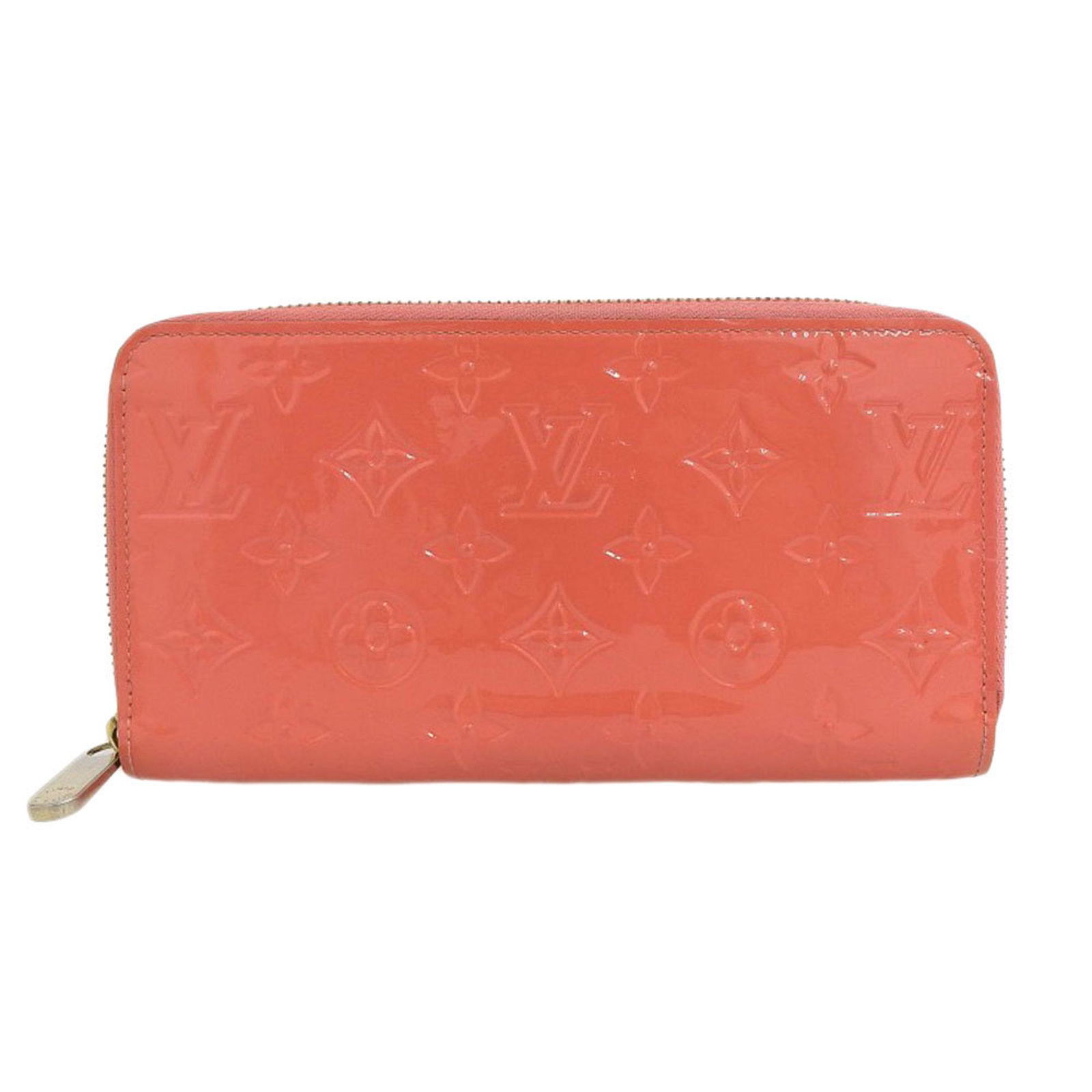 Louis Vuitton LOUIS VUITTON Vernis Zippy Wallet Round Zipper Long MI3114: Louis Vuitton LOUIS VUITTON Vernis Zippy Wallet Round Zipper Long MI3114 Brand: Louis Vuitton Line: Vernis Type: Long wallet (bi-fold) Gender: Women Material: Vernis Vernis: Color: Orange Size (HxWxD)
