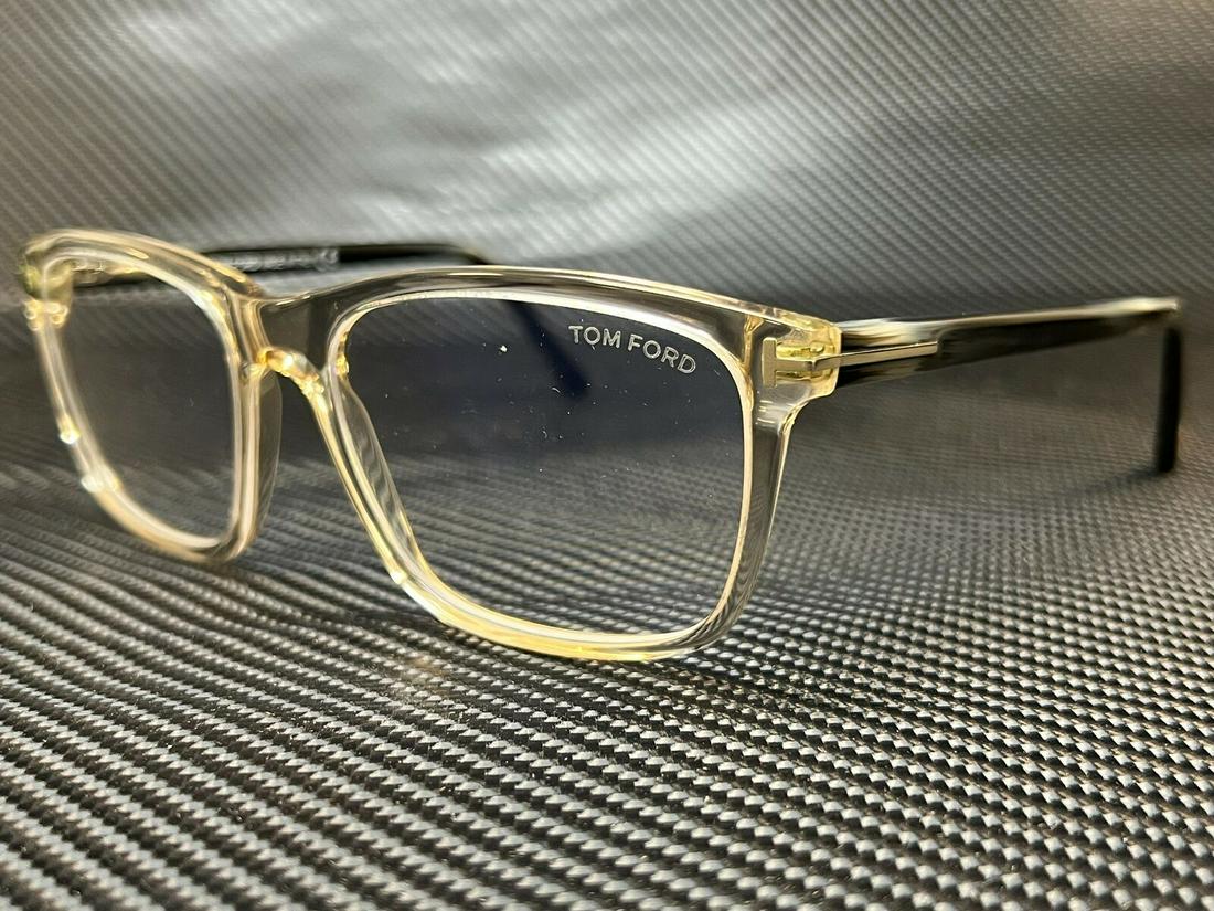 TOM FORD FT5479-B 020 Transparent Grey Rectangle Square Men's 56 mm Eyeglasses: TOM FORD FT5479-B 020 Transparent Grey Rectangle Square Men's 56 mm Eyeglasses Vertical: 42 mm Bridge Width: 16 mm Vintage: No Brand: Tom Ford Frame Color: Gray Type: Eyeglasses Model: Tom Ford Blue B