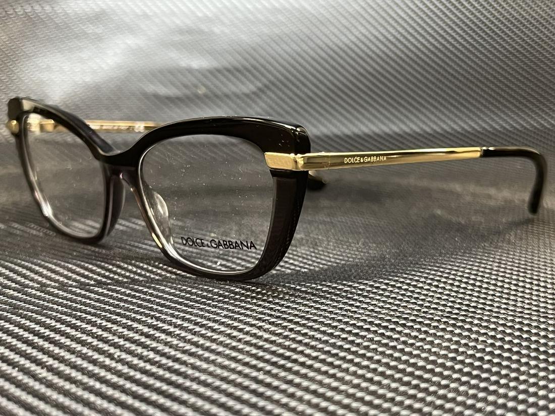 DOLCE & GABBANA DG3325 3246 Black Cat Eye 54 mm Women's Eyeglasses: DOLCE & GABBANA DG3325 3246 Black Cat Eye 54 mm Women's Eyeglasses Brand: Dolce&Gabbana Frame Color: Black Style: Cat Eye Type: Eyeglasses New The Mynt Guarantee: All items in this auction are guarant