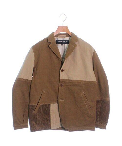 COMME des GARCONS HOMME Casual Jackets BrownxBeige xS: COMME des GARCONS HOMME Casual Jackets BrownxBeige xS Brand: COMME des GARCONS HOMME Type: Casual jacket Size: xS Style: Basic Jacket Size Type: Regular Color: BrownxBeige Vintage: No Season: Fall Win