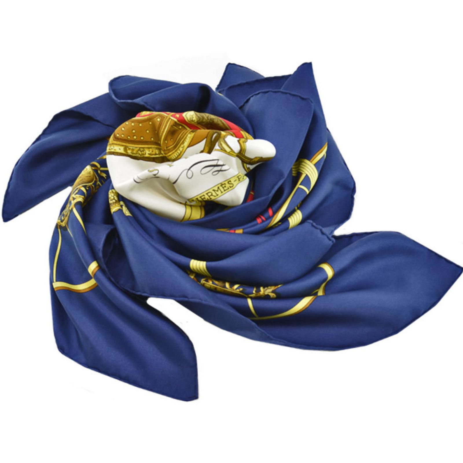 Hermes HERMES Scarf Carre 90 SPRINGS Springs Navy White Multi Silk Ladies: Hermes HERMES Scarf Carre 90 SPRINGS Springs Navy White Multi Silk Ladies Brand: Hermes Type: Scarf Gender: Women Color: Multi-color Navy White Material: Silk100% Silk: 100% Size (LxW): 89cm x 91cm /