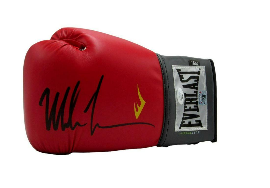 Mike Tyson Signed/Autographed Red Everlast Boxing Glove (Left) JSA 167051: Mike Tyson Signed/Autographed Red Everlast Boxing Glove (Left) JSA 167051 Sport: Boxing Product: Glove Original/Reprint: Original Autograph Authentication: JSA League: Boxing Pre-Owned PLEASE NOTE: Fr