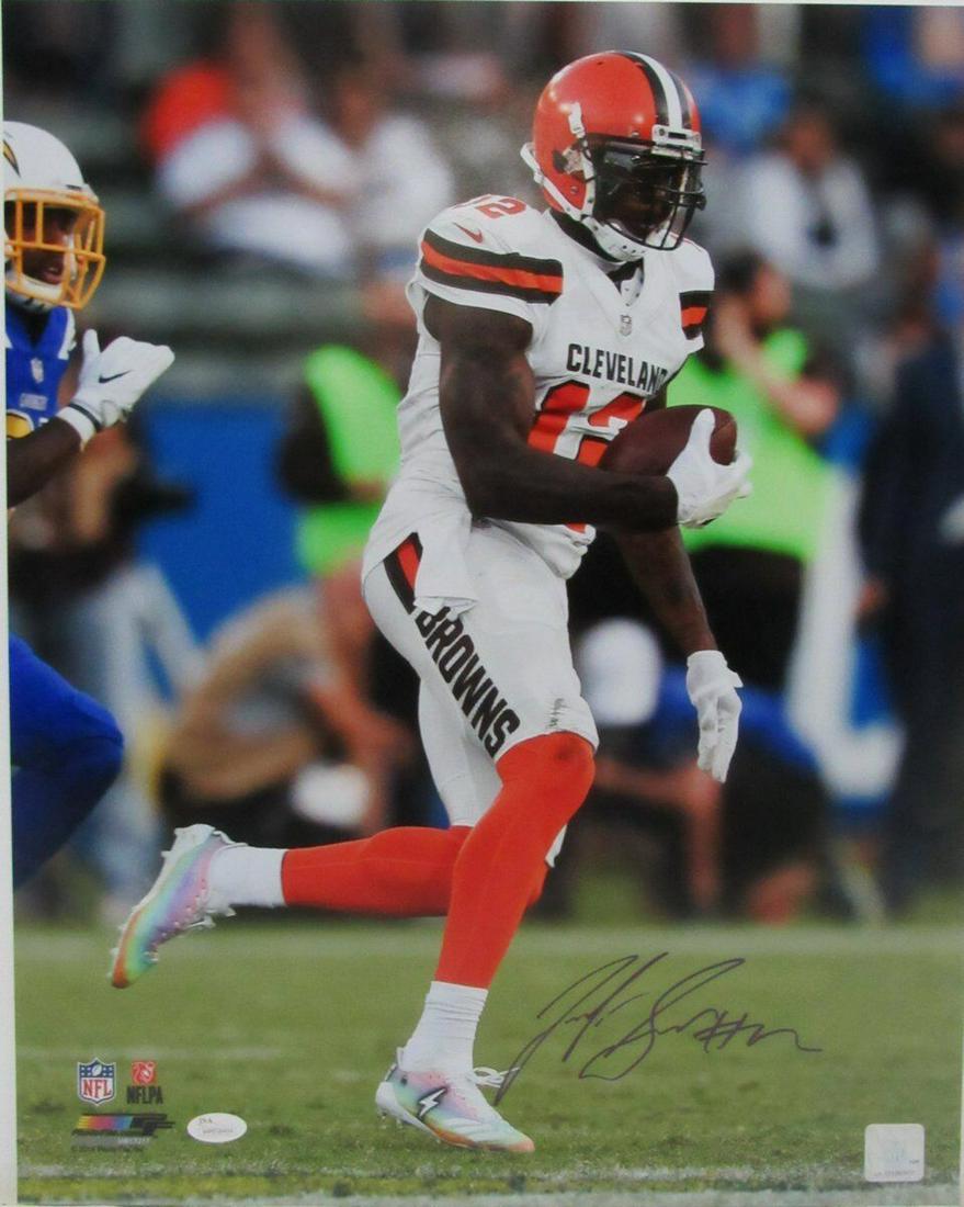 Josh Gordon Cleveland Browns Autographed/Signed 16x20 Photo JSA 135527: Josh Gordon Cleveland Browns Autographed/Signed 16x20 Photo JSA 135527 Sport: Football-NFL Product: Photo Original/Reprint: Original Team: Cleveland Browns Autograph Authentication: JSA League: NFL Pr