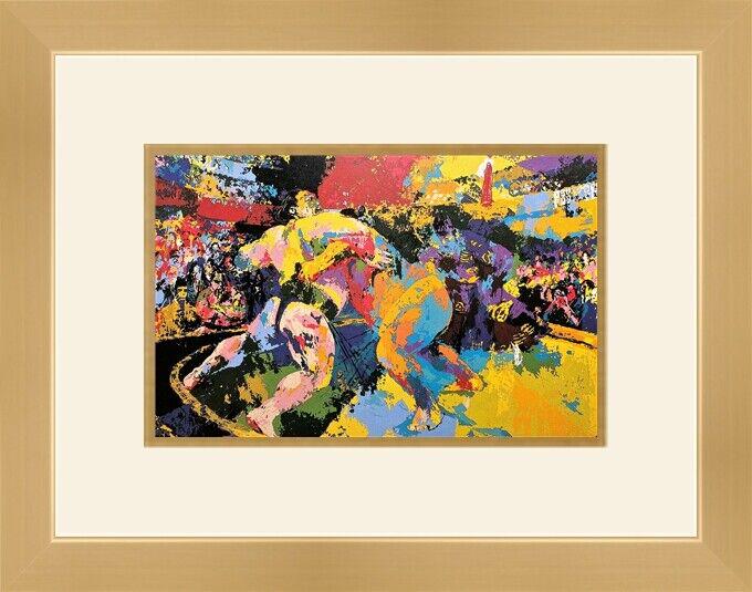 Leroy Neiman - Sumo Custom Framed: Leroy Neiman - Sumo Custom Framed Features: Framed Matted Region Of Origin: united states Item Width: 16 in Title: Sumo Production Technique: Lithography Item Length: 16 in Item Height: 14 in Subject: