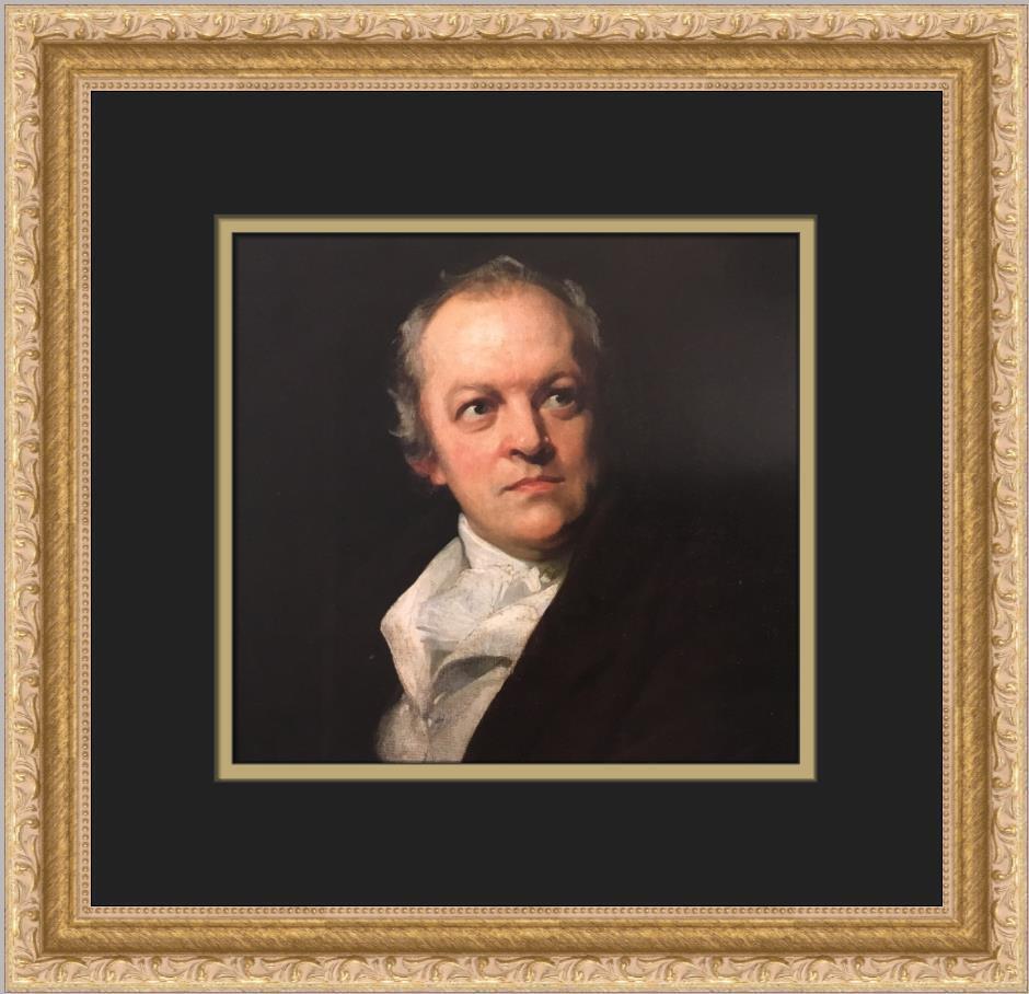 William Blake Self-Portrait Custom Framed Print: William Blake Self-Portrait Custom Framed Print Size: Medium Region Of Origin: United States Artist: William Blake Production Technique: Offset Lithograph Framing: Matted & Framed Style: Realism Item