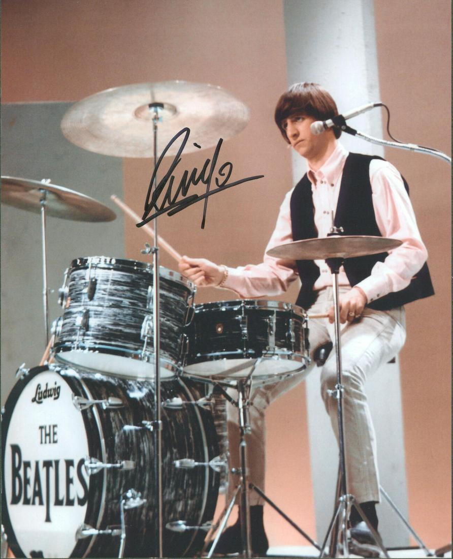 The Beatles Ringo Starr Signed 8x10 Photo Autographed BAS #A76282: The Beatles Ringo Starr Signed 8x10 Photo Autographed BAS #A76282 Autograph Authentication: Beckett Industry: Music Original/Reproduction: Original Product Coa: Beckett Product Signed By Name: Ringo S