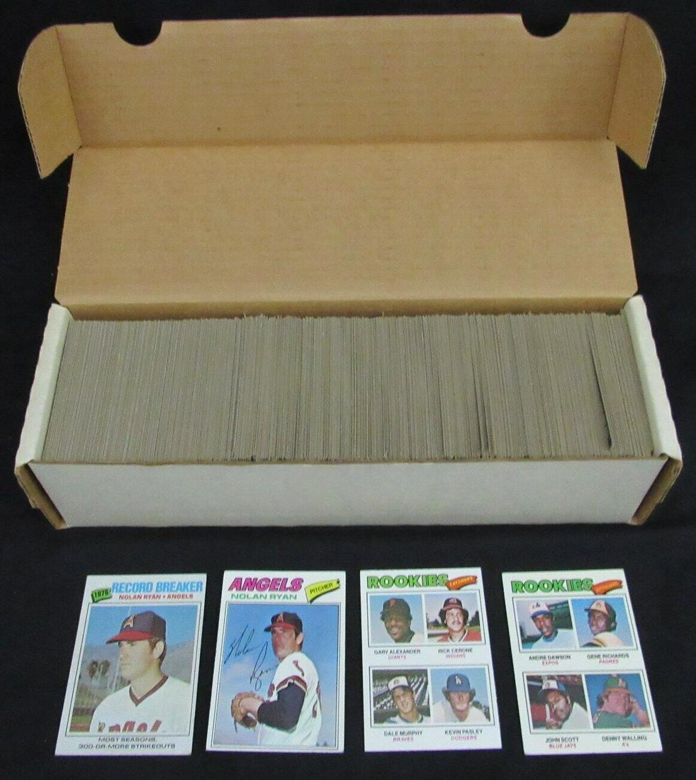 1977 Topps Baseball Complete Set #1-600 Nolan Ryan Dale Murphy RC Dawson RC: 1977 Topps Baseball Complete Set #1-600 Nolan Ryan Dale Murphy RC Dawson RC Sport: Baseball-MLB Product: Photo Original/Reprint: Original Autograph Authentication: Seller League: MLB Pre-Owned PLEASE 