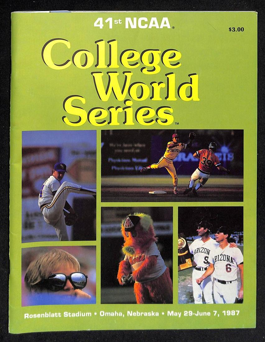1987 NCAA College World Series Program Stanford Champs LSU Texas 86136b17: 1987 NCAA College World Series Program Stanford Champs LSU Texas 86136b17 Year: 1987 Team: LSU Tigers Original/Reproduction: Original Country/Region of Manufacture: United States Sport: Baseball PLEAS