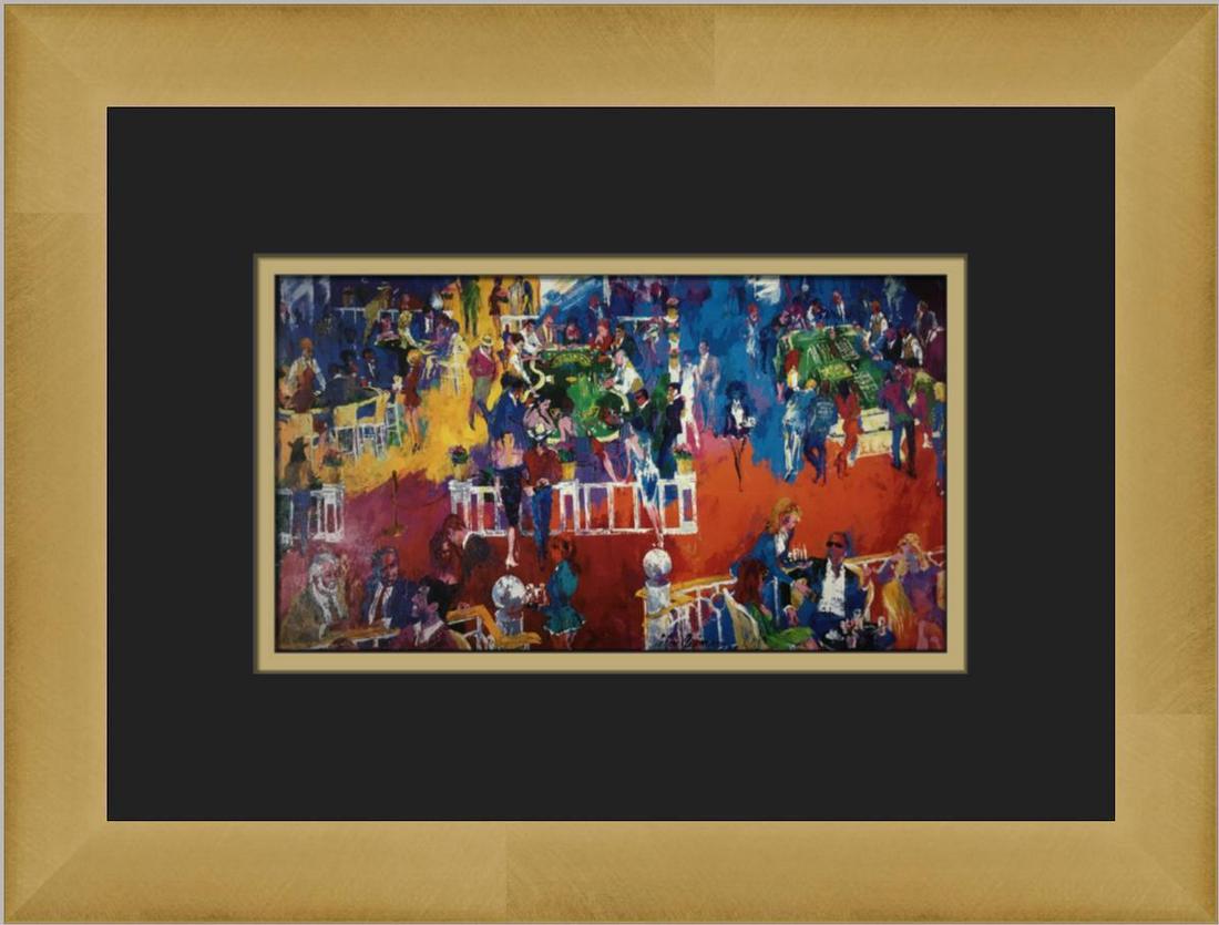 Leroy Neiman Golden Nugget Las Vegas Custom Framed Print: Leroy Neiman Golden Nugget Las Vegas Custom Framed Print Size: Medium (up to 36in.) Region Of Origin: united states Artist: LeRoy Neiman Production Technique: Lithography Framing: Matted & Framed Styl