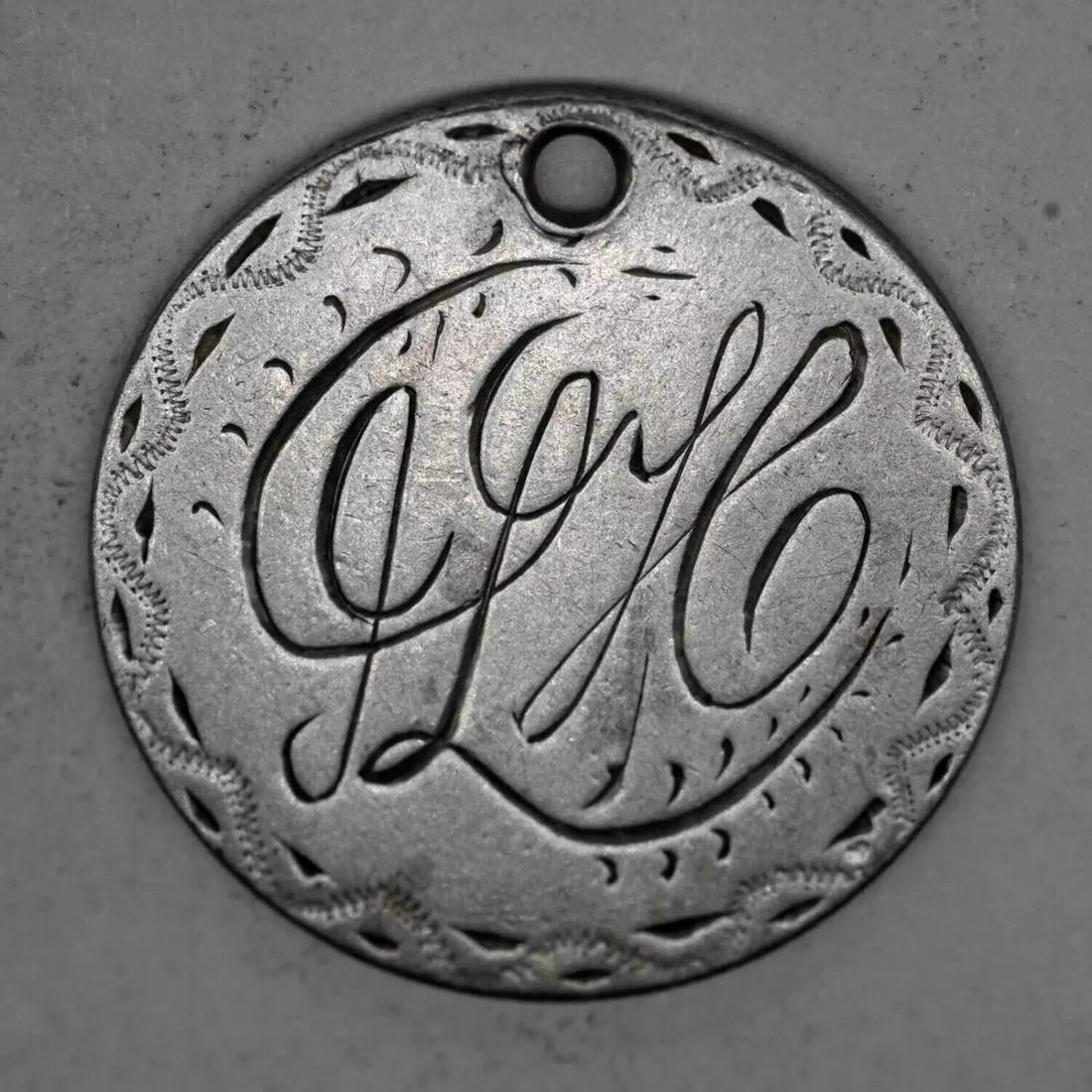 (ND) DIME 10C DOUBLE ENGRAVED LOVE TOKEN "WPH & JLH" (4959): (ND) DIME 10C DOUBLE ENGRAVED LOVE TOKEN "WPH & JLH" (4959) Certification: Uncertified Composition: Silver Year: ND Circulated/Uncirculated: Unknown Strike Type: No Grade Country: USA Km Number: Unkno