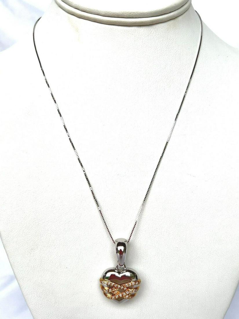 MAGNIFICENT ITALIAN CHIMENTO 18K WHITE GOLD ROSE GOLD DIAMOND NECKLACE PENDANT: MAGNIFICENT ITALIAN CHIMENTO 18K WHITE GOLD ROSE GOLD DIAMOND NECKLACE PENDANT Type: Necklace Main Stone Color: Pink Color: Pink Brand: CHIMENTO Style: Pendant Base Metal: Rose Gold Metal Purity: 18k