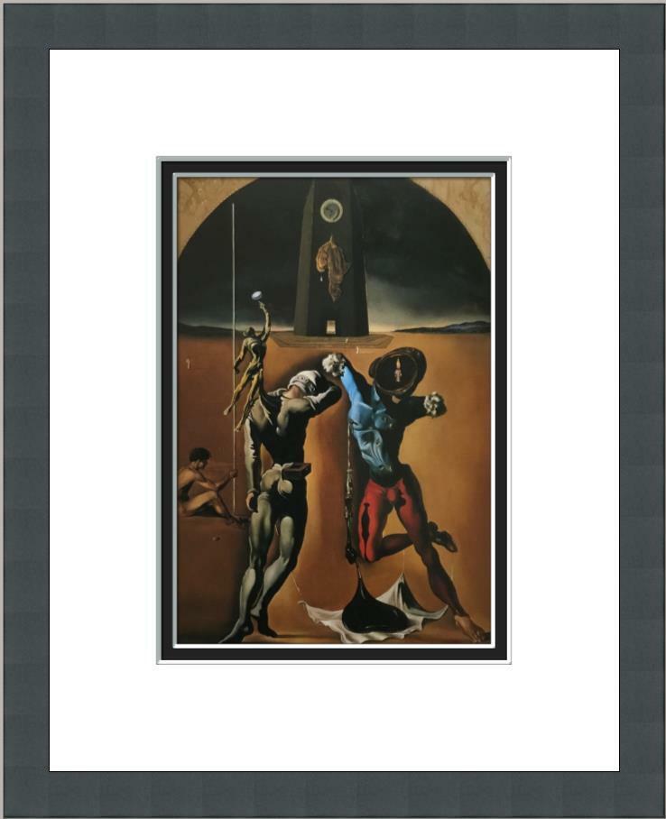 Salvador Dali The Poetry of America (Cosmic Athletes) Newly Custom Framed Print: Salvador Dali The Poetry of America (Cosmic Athletes) Newly Custom Framed Print Features: Framed Matted Region Of Origin: usa Item Width: 12 in Title: The Poetry of America (Cosmic Athletes) Productio