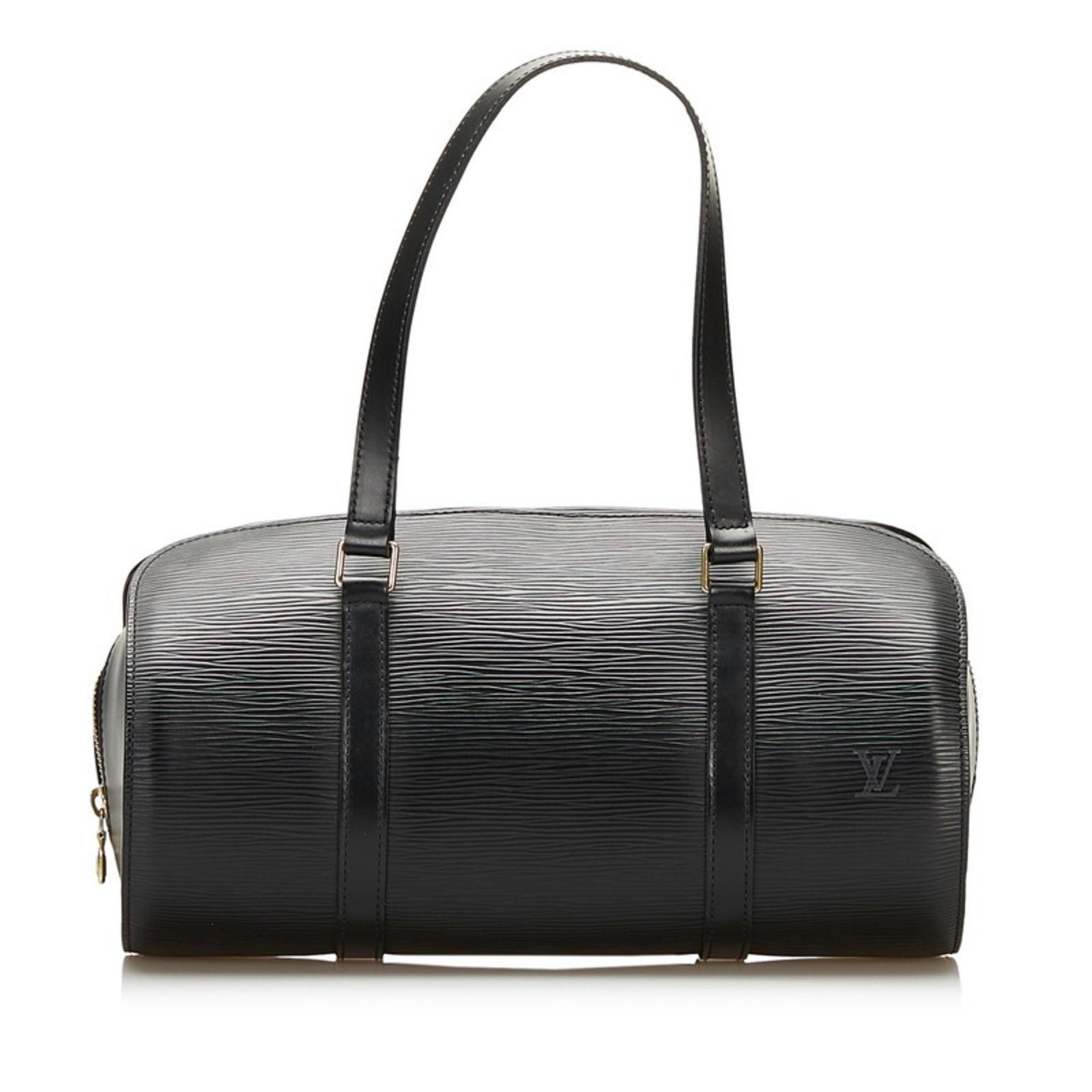 Louis Vuitton Epi Soufflot Handbag M52222 Noir Black Leather Ladies LOUIS VUITTON: Louis Vuitton Epi Soufflot Handbag M52222 Noir Black Leather Ladies LOUIS VUITTON Brand: Louis Vuitton Line: Epi Type: Handbag Material: Leather Leather: Color: Black Noir Closure: Zipper Gender: Wome