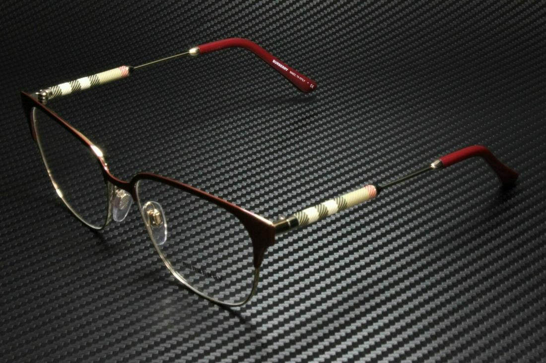 Burberry Be1313q 1238 Bordeaux Phantos 53 Mm Women Square Eyeglasses