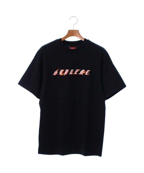 Supreme T-shirt/Cut & Sewn Black M: Supreme T-shirt/Cut & Sewn Black M Brand: Supreme Color: Black Size: M "Size (Men's): M" Size Type: Regular Type: T-shirt / cut AB: Very Good The Mynt Guarantee: All items in this auction are guarante