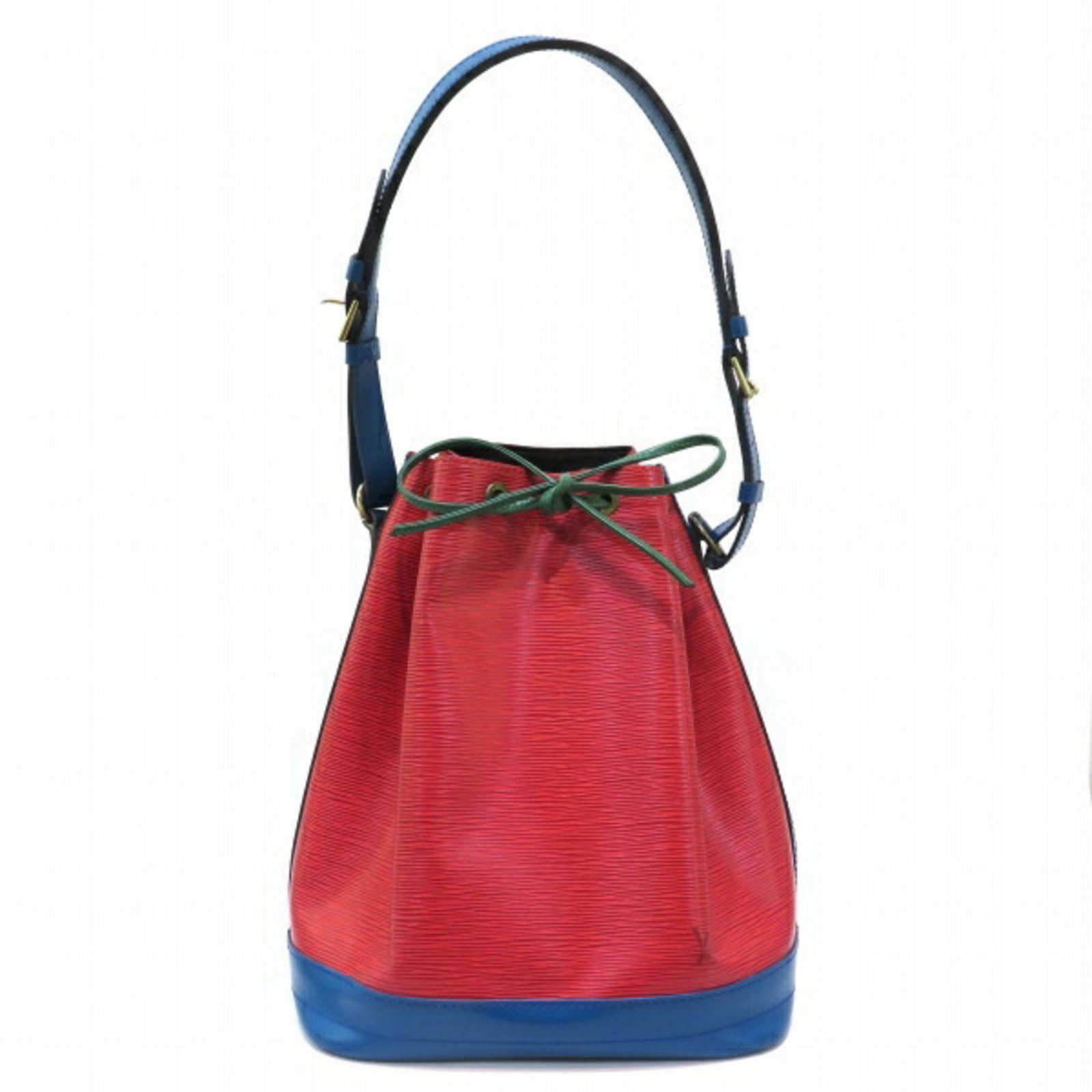 Louis Vuitton Epi Noe Tricolor M44084 Drawstring Bag Shoulder Ladies: Louis Vuitton Epi Noe Tricolor M44084 Drawstring Bag Shoulder Ladies Brand: Louis Vuitton Type: Shoulder bag Material: Epi leather Epi leather: Color: Borneo green Castilian red Toledo blue Gender: Wo