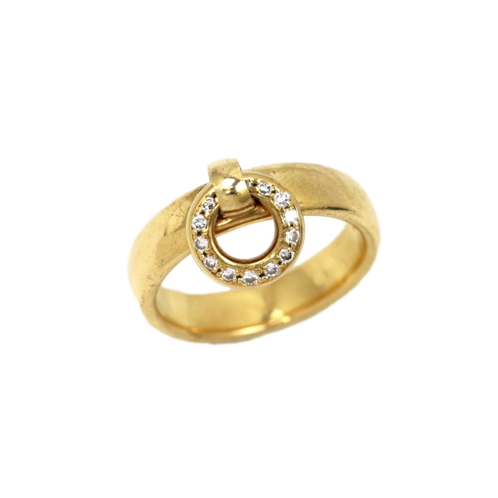 Tiffany Yellow Gold (18k) Diamond Ring Yellow Gold