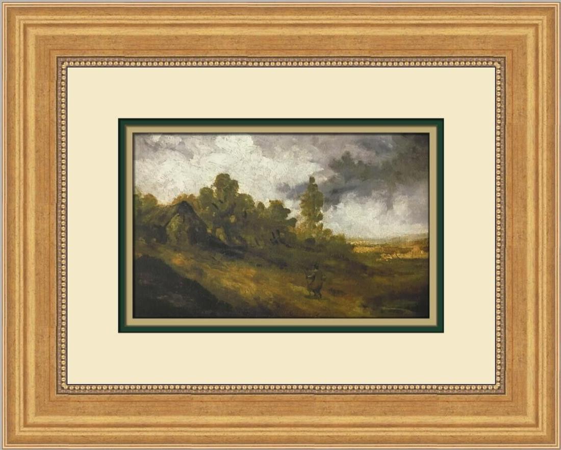 John Constable Landscape Custom Framed Print: John Constable Landscape Custom Framed Print Unit Of Sale: Single Piece Artist: John Constable Size: Medium Custom Bundle: No Item Length: 15 in Region Of Origin: United States Framing: Matted & Frame
