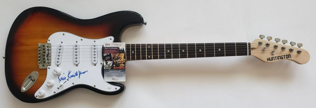Kris Kristofferson Hand Signed Autographed Electric Guitar Singer JSA: Kris Kristofferson Hand Signed Autographed Electric Guitar Singer JSA Industry: Music Object Type: Guitar & Guitar Pick Original/Reproduction: Original Autograph Authentication: James Spence (JSA) Pla