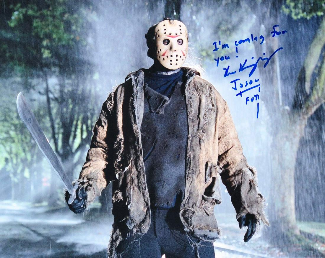 Friday the 13th Ken Kirzinger JASON Autographed Custom Framed COLOR: Friday the 13th Ken Kirzinger JASON Autographed Custom Framed COLOR Modified Item: No Size: 17x19 Industry: Movies Signed By: Ken Kirzinger Movie: Friday the 13th Object Type: Photograph Original/Repr