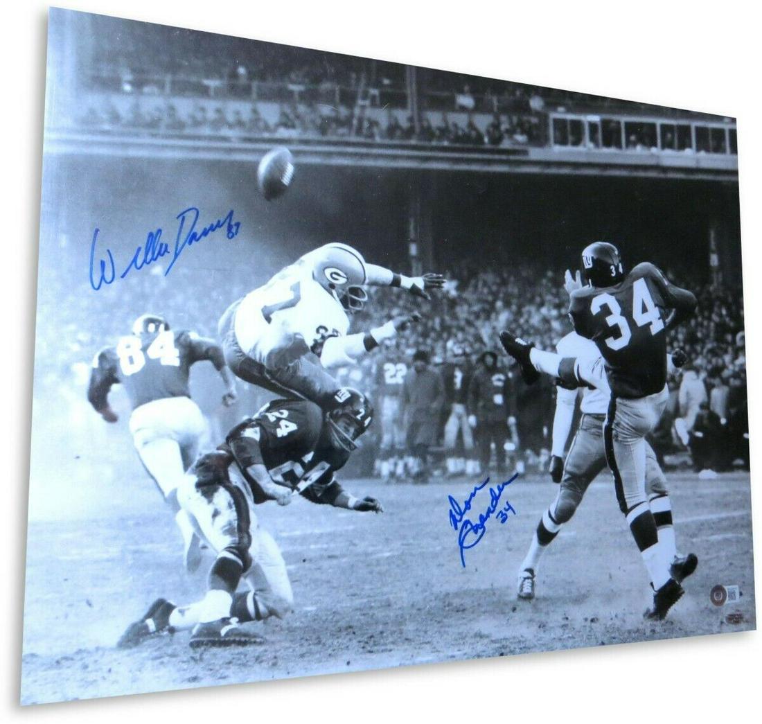 Willie Davis Don Chandler Signed Autographed 16X20 Photo Packers BAS: Willie Davis Don Chandler Signed Autographed 16X20 Photo Packers BAS Sport: Football-NFL Product: Photo Original/Reprint: Original Player: Willie Davis Don Chandler Team: Green Bay Packers Autograph A