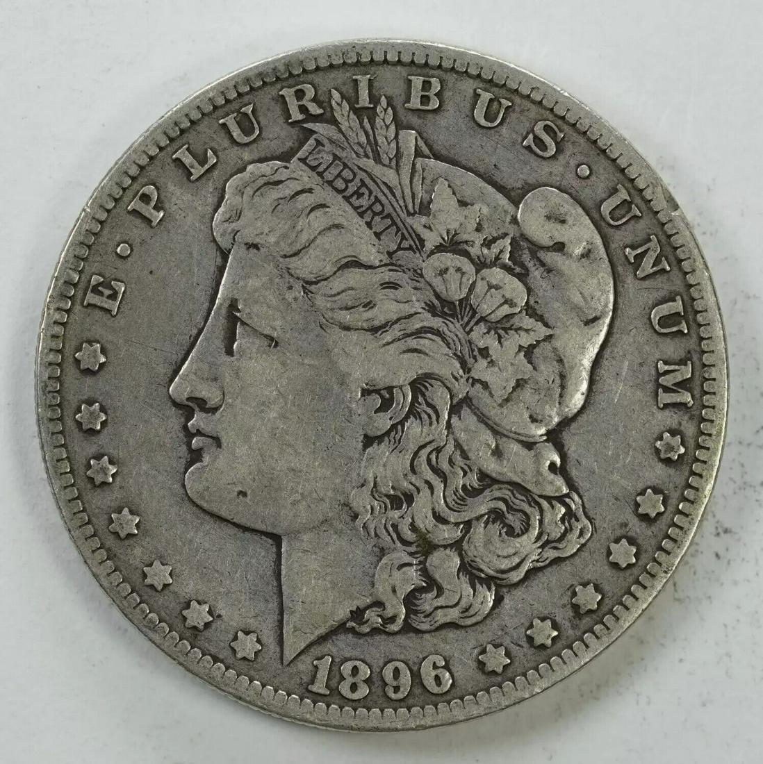 1896 O MORGAN SILVER DOLLAR $1 VF VERY FINE (6032): 1896 O MORGAN SILVER DOLLAR $1 VF VERY FINE (6032) Certification: Uncertified Composition: Silver Year: 1896 Circulated/Uncirculated: Unknown Strike Type: No Grade Mint Location: NEW ORLEANS Country: 