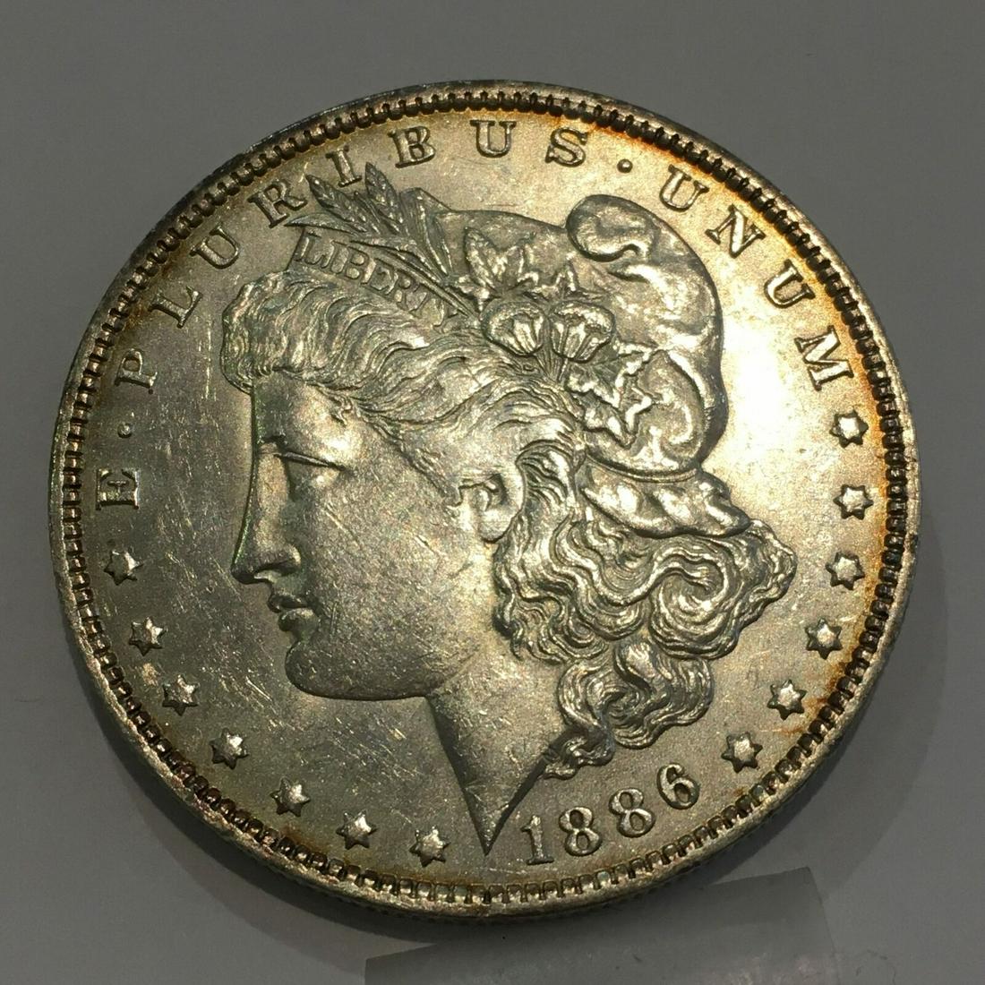 1886-O $1 Morgan Silver Dollar Rare US Coin Almost Uncircualted: 1886-O $1 Morgan Silver Dollar Rare US Coin Almost Uncircualted Year: 1886 Mint Location: New Orleans Circulated/Uncirculated: Uncirculated Composition: Silver Pre-Owned The MYNT Guarantee: All items 