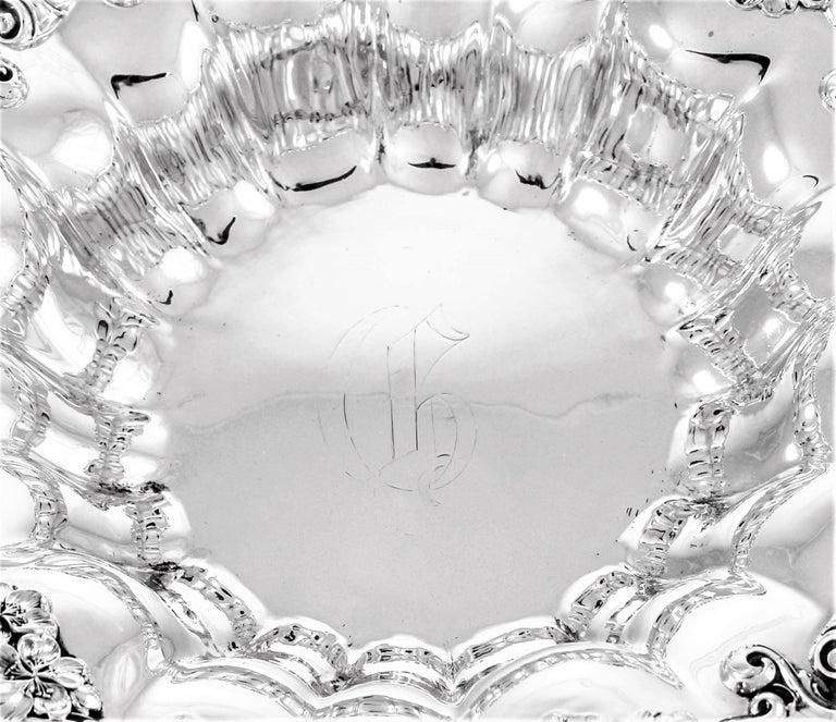 Sterling Bowl: Sterling Bowl Creator: Wallace Silversmiths (Manufacturer) Dimensions: Height: 3 in (7.62 cm) Dimensions: Diameter: 11 in (27.94 cm) Materials and Techniques: Sterling Silver Place of Origin: United S