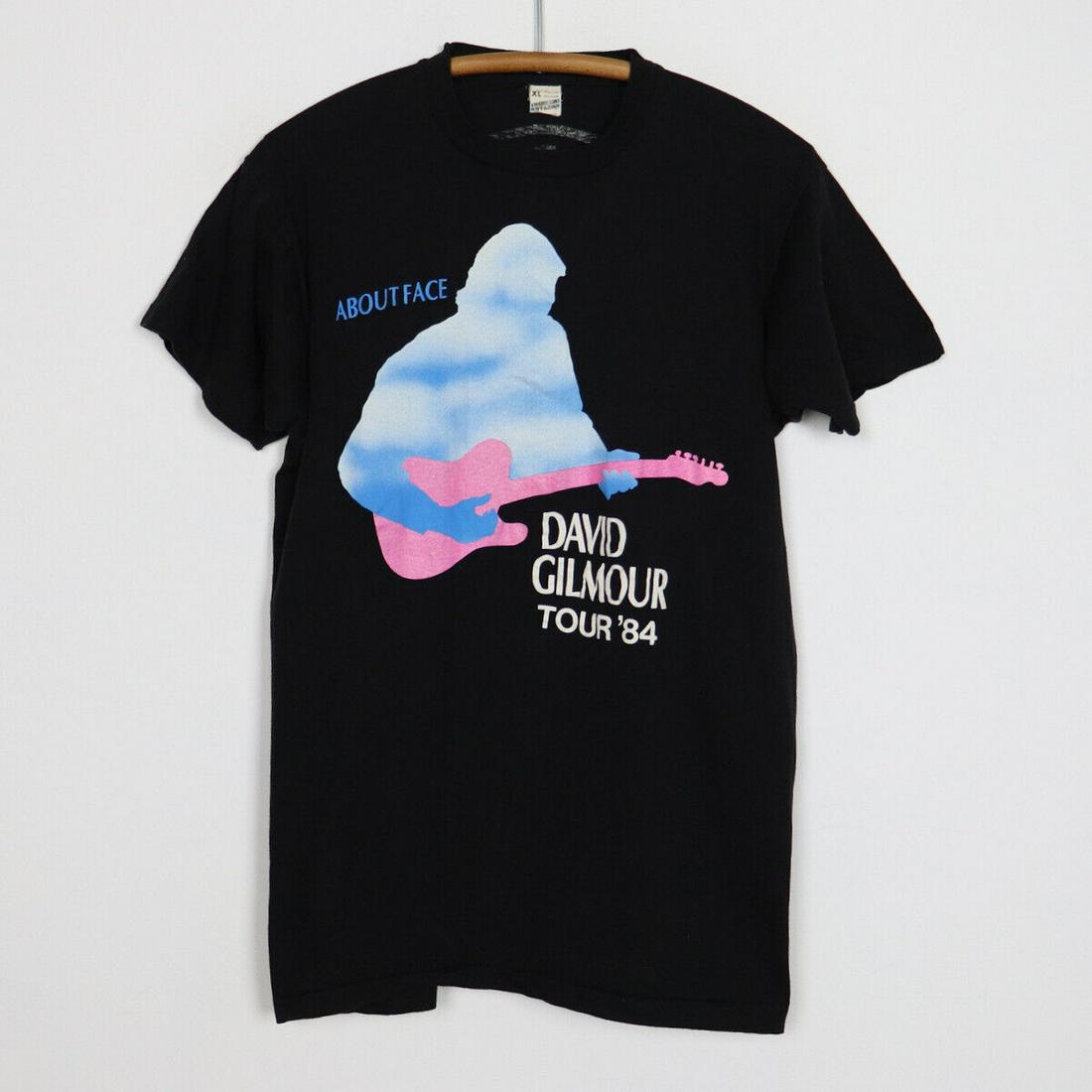 Vintage 1984 David Gilmour About Face Tour Shirt: Vintage 1984 David Gilmour About Face Tour Shirt Original/Reproduction: Original Style: Graphic Tee Original 1984 David Gilmour About Face Tour Shirt. This is a true vintage shirt not a modern reprodu