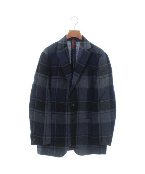 ERNESTO Casual Jackets NavyxBlackxGray(Check Pattern) 48(about L): ERNESTO Casual Jackets NavyxBlackxGray(Check Pattern) 48(about L) Brand: ERNESTO Size: 48(about L) Type: Casual jacket Size Type: Regular Color: NavyxBlackxGray(Check Pattern) Vintage: No Season: Spri