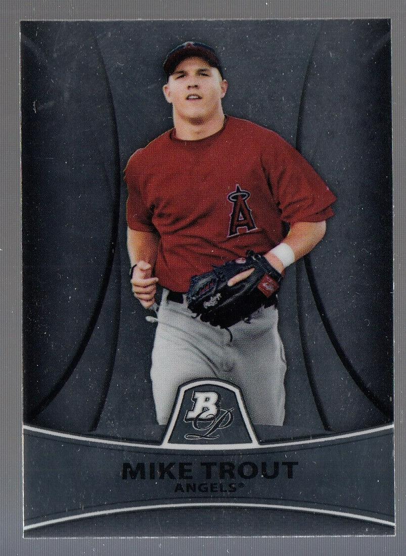 Mike Trout 2010 Bowman Platinum P5 Prospects Angels 91016: Mike Trout 2010 Bowman Platinum P5 Prospects Angels 91016 League: Major League (MLB) Player: Mike Trout Graded: No Sport: Baseball Type: Sports Trading Card Language: English Era: Modern (1981-Now) Or