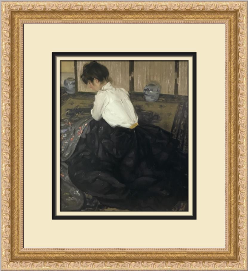 Alfred Maurer An Arrangement Custom Framed Print: Alfred Maurer An Arrangement Custom Framed Print Size: Medium Region Of Origin: United States Artist: Alfred Maurer Production Technique: Offset Lithograph Framing: Matted & Framed Style: Impressionis