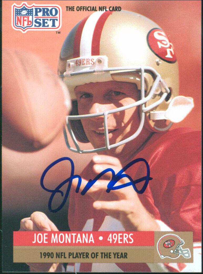 49ers Joe Montana Signed 1991 Pro Set #3 Card Autographed BAS #BB84984: 49ers Joe Montana Signed 1991 Pro Set #3 Card Autographed BAS #BB84984 Graded: No Sport: Football-NFL Team: San Francisco 49ers League: NFL Certification Number: BB84984 Product Coa: Beckett Product S