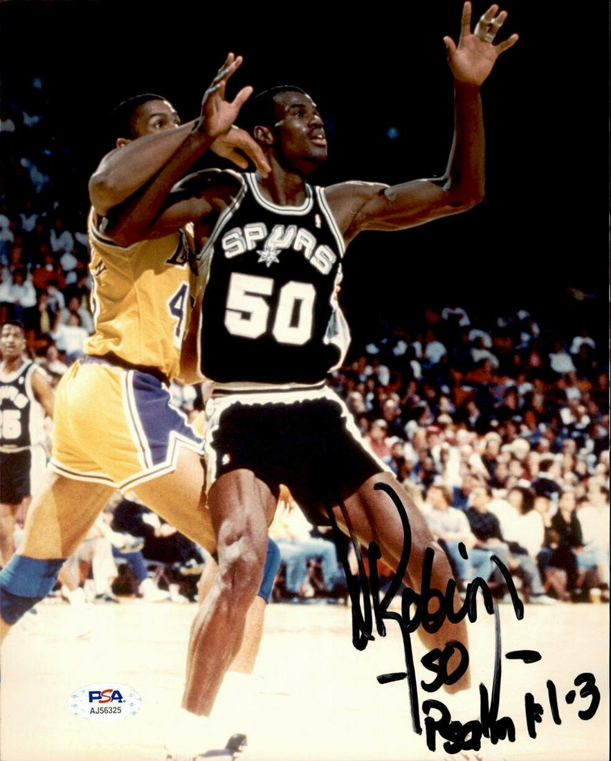 David Robinson San Antonio Spurs HOF Signed/Auto 8x10 Color Photo PSA/DNA 160563: David Robinson San Antonio Spurs HOF Signed/Auto 8x10 Color Photo PSA/DNA 160563 Sport: Basketball-NBA Product: Photo Original/Reprint: Original Autograph Authentication: PSA/DNA Pre-Owned PLEASE NOTE