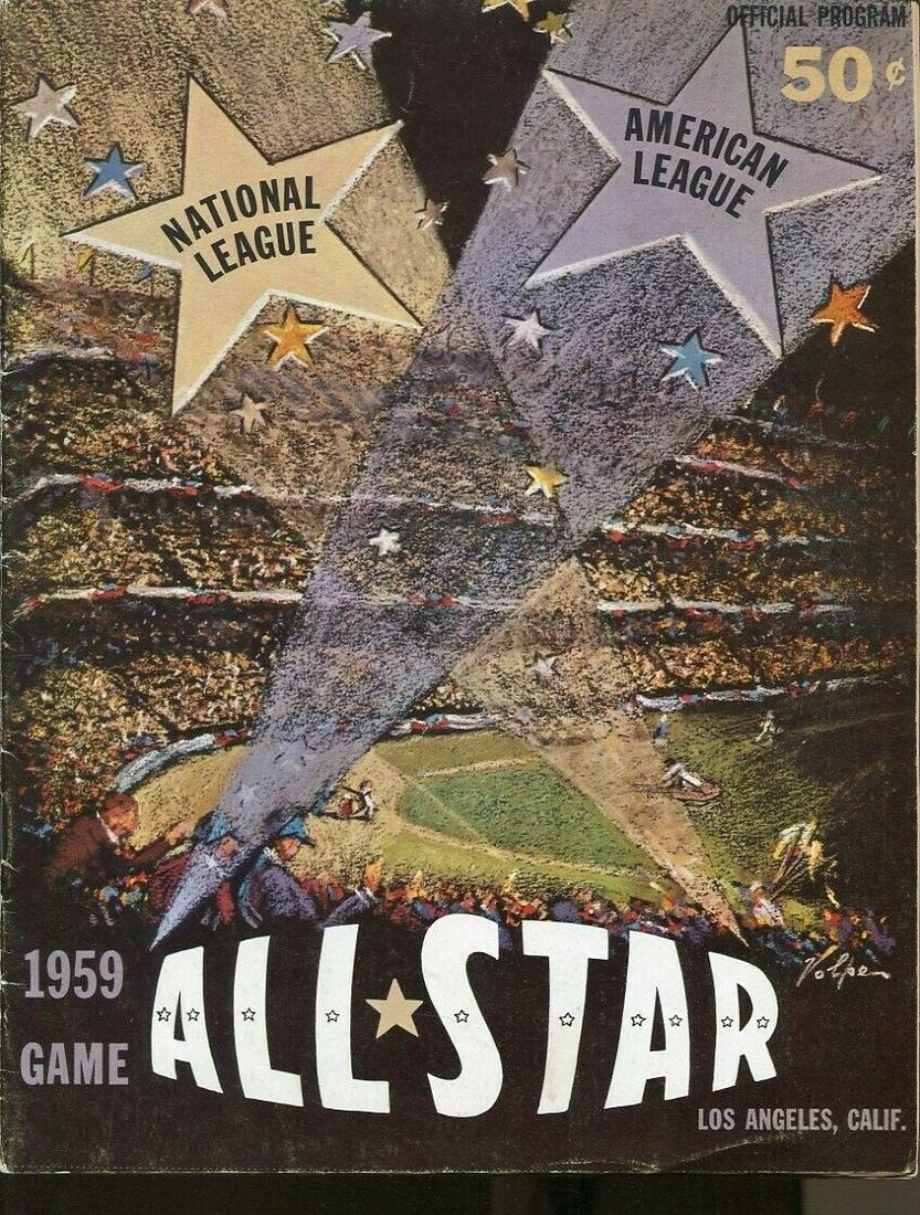 1959 MLB All Star Game Program Mickey Mantle Hank Aaron Ex+ 80633b7: 1959 MLB All Star Game Program Mickey Mantle Hank Aaron Ex+ 80633b7 Year: 1959 Team: MLB All Stars Original/Reproduction: Original Country/Region of Manufacture: United States Sport: Baseball-MLB Vint