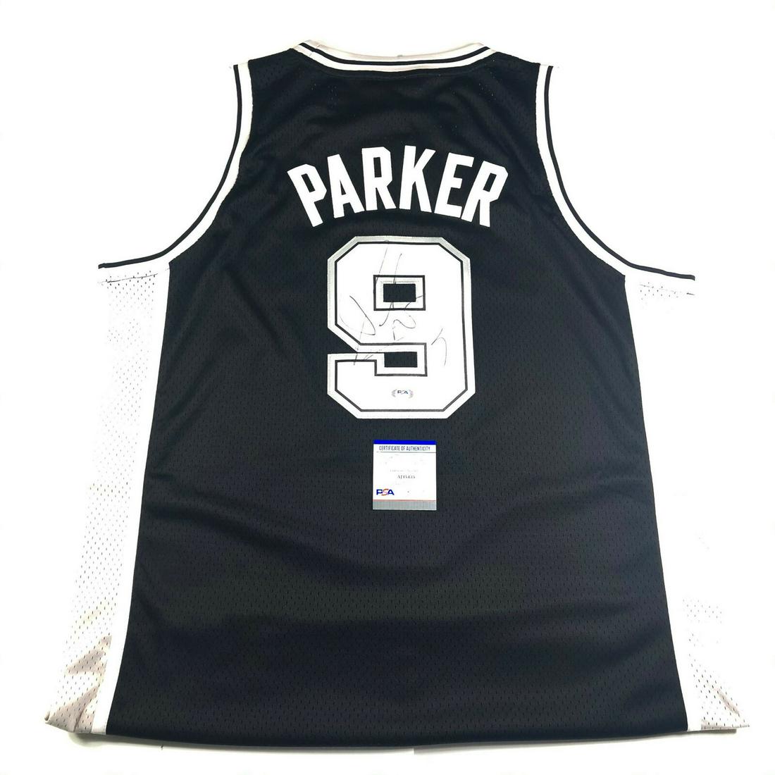 Tony Parker signed jersey PSA/DNA San Antonio Spurs Autographed: Tony Parker signed jersey PSA/DNA San Antonio Spurs Autographed Player: Tony Parker Original/Reprint: Original Sport: Basketball-NBA Team: San Antonio Spurs Product: Jersey Autograph Authentication: P