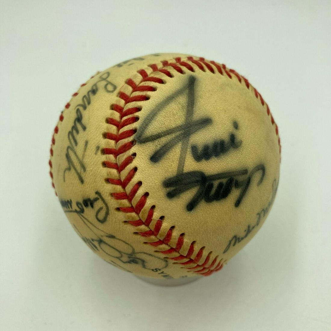 Willie Mays Leo Durocher San Francisco Giants Legends Signed Baseball Beckett: Willie Mays Leo Durocher San Francisco Giants Legends Signed Baseball Beckett Sport: Baseball-MLB Autograph Authentication: Beckett Authentication Services (BAS) Original/Reprint: Original Product: Ba