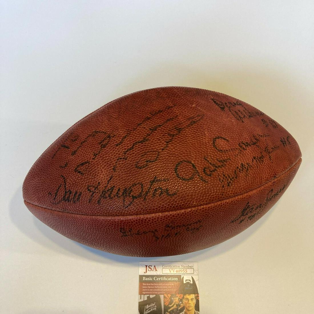 Chicago Bears Legends Signed Wilson NFL Football Gale Sayers Mike Ditka JSA COA: Chicago Bears Legends Signed Wilson NFL Football Gale Sayers Mike Ditka JSA COA Product: Ball Sport: Football-NFL Autograph Authentication: James Spence Authentication (JSA) Team: Chicago Bears Player