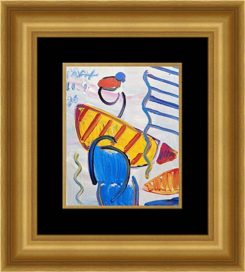 Peter Max - Figure 1996 Newly Custom Framed Print: Peter Max - Figure 1996 Newly Custom Framed Print Features: Framed Matted Region Of Origin: usa Item Width: 16 in Title: Figure Production Technique: Lithography Item Length: 16 in Item Height: 20 in