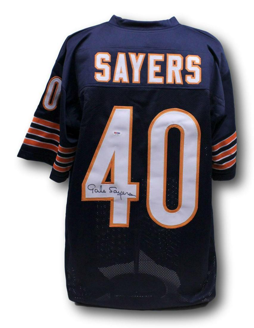 Gale Sayers Signed Autographed Custom Jersey Chicago Bears PSA/DNA: Gale Sayers Signed Autographed Custom Jersey Chicago Bears PSA/DNA Player: Gale Sayers Original/Reprint: Original Sport: Football-NFL Team: Chicago Bears Product: Jersey Autograph Authentication: Prof